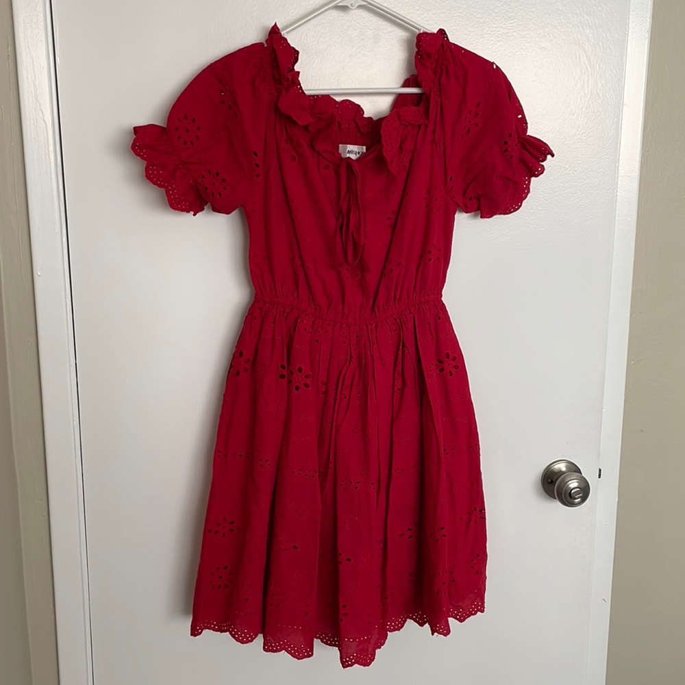 Never worn, bought from LA boutique size SMALL bright red summer dress